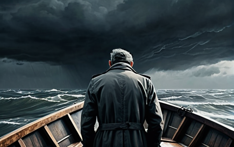 출구 전략의 실패 원인 분석 및 예방책 - **Prompt:** A meticulously dressed business professional, in a classic dark suit and tie, stands on ...