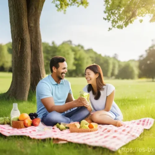 소규모 기업의 출구 전략 접근법 - **Prompt 1: A vibrant outdoor family picnic scene.**
    "A diverse family of four, consisting of a ...